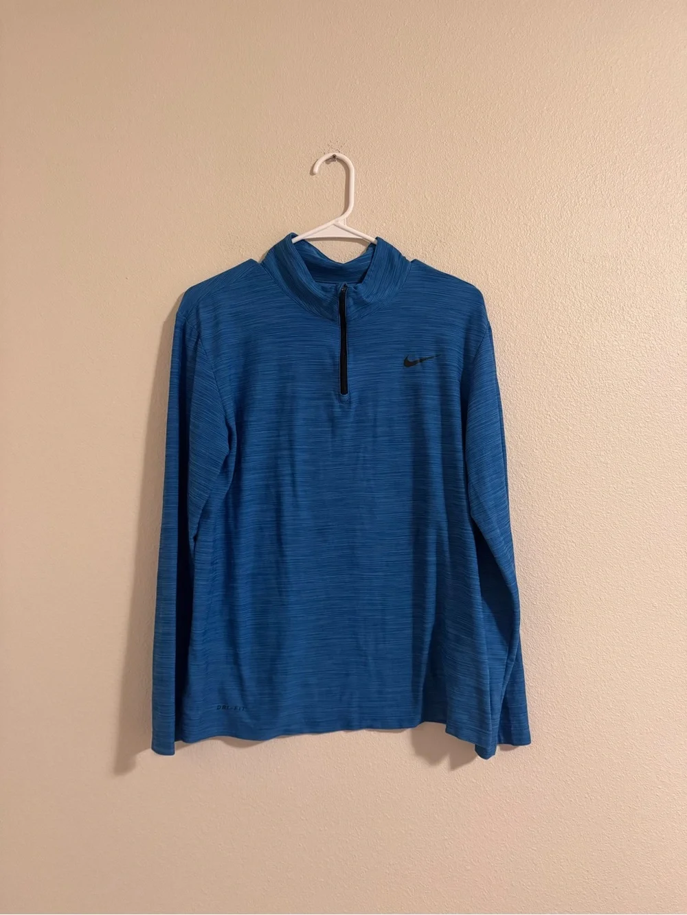 Nike Men’s Blue Quarter-Zip Performance Pullover